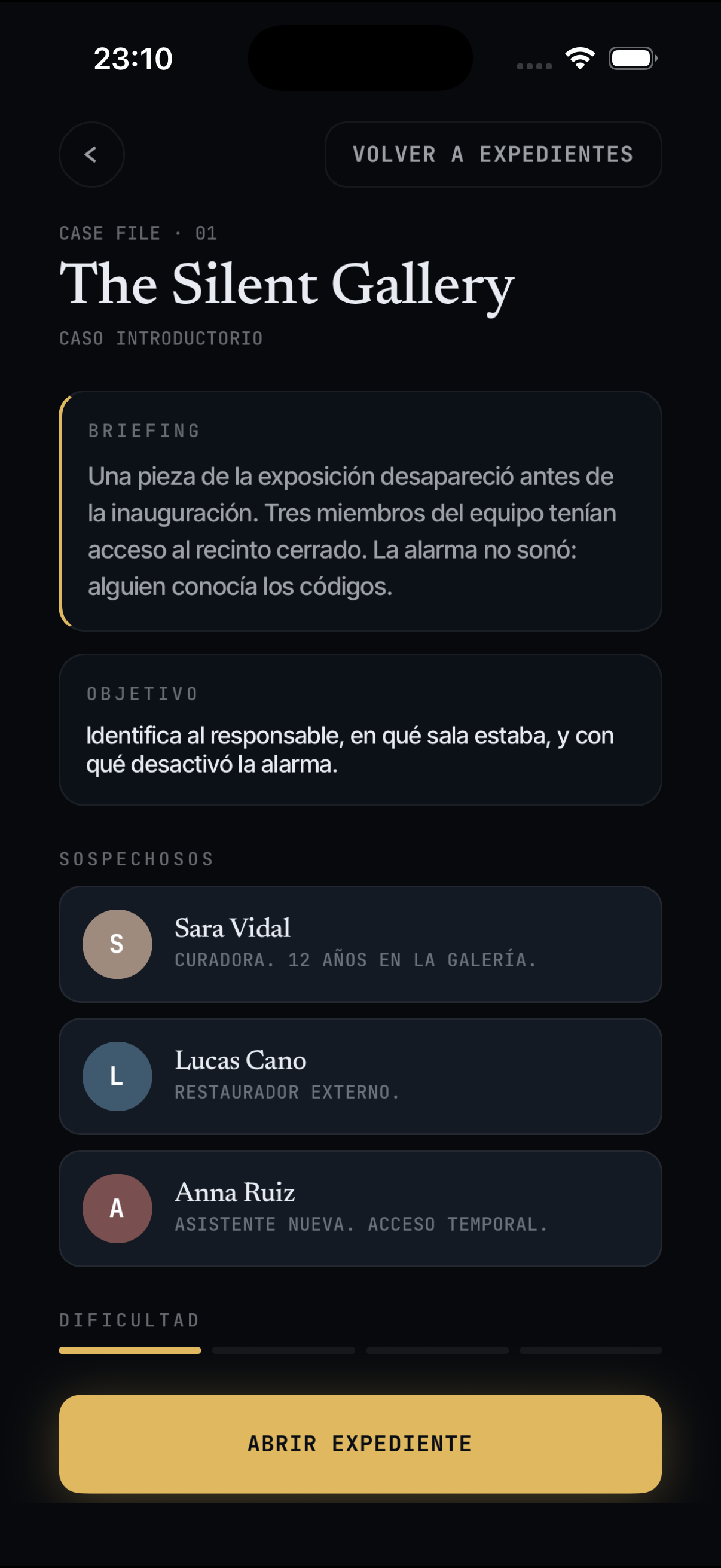 Perfil de detective